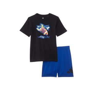 NWT Adidas Boy’s Athletic Shorts 2 piece Set Size 4